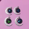 12 zodiac sign necklaces, men's trendy luminous hip-hop pendants, Korean version personalized student alloy pendants, jewelry and accessory pendants Specification image